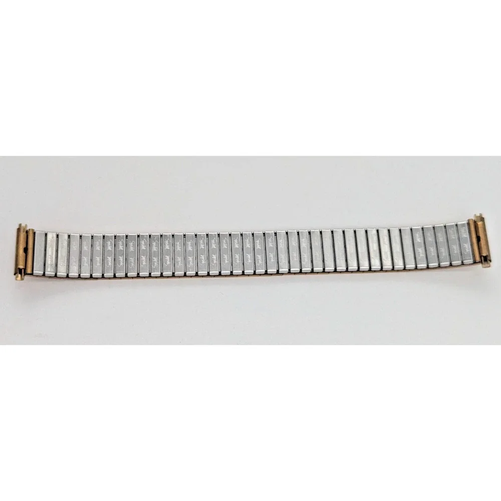 Speidel Gold Twist O Flex Stainless Steel Mens Watch Band